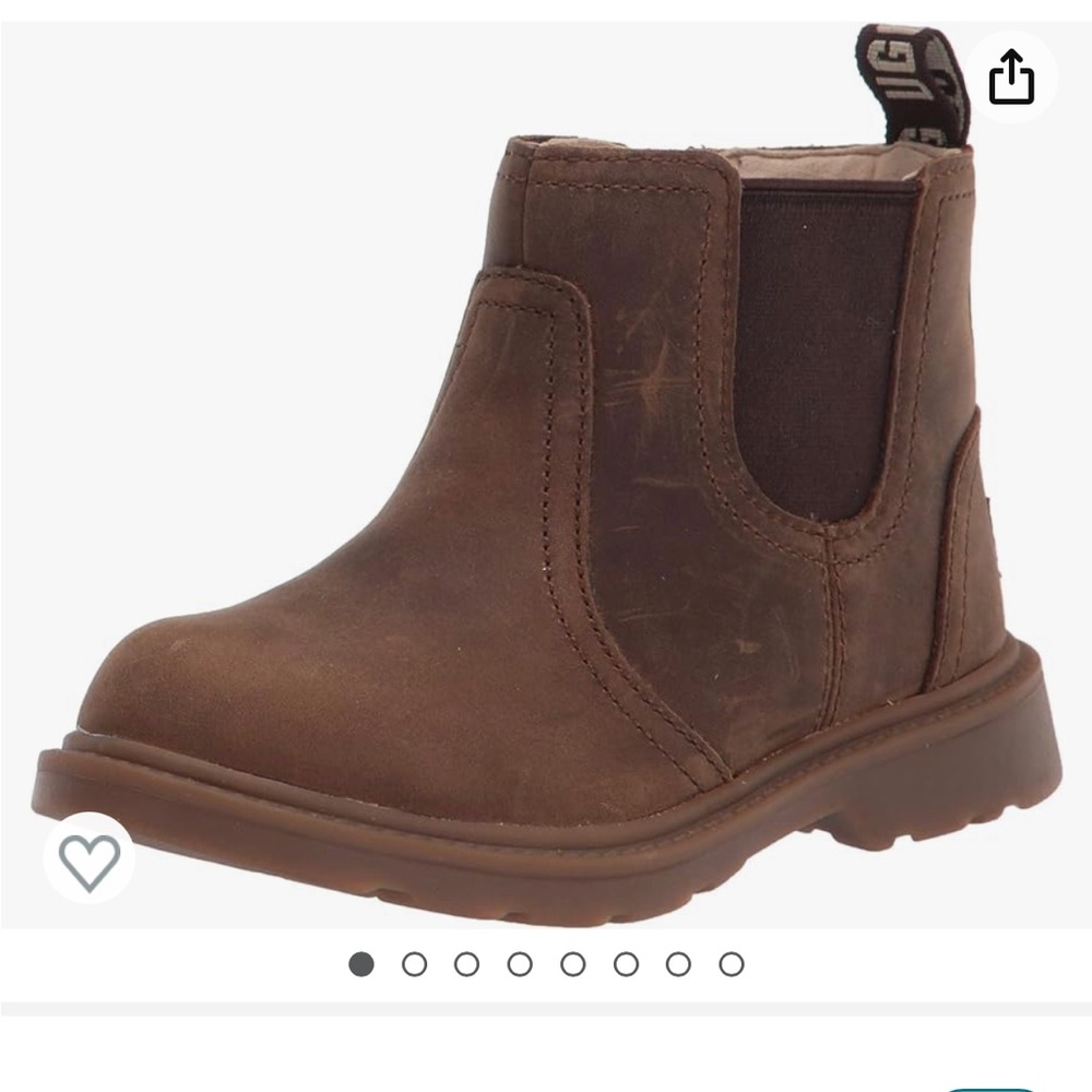 UGG K Bolden Weather Boots Walnut Color size K6